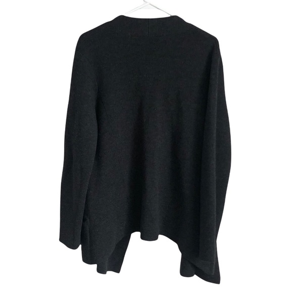 Eileen Fisher Charcoal Grey Waterfall 